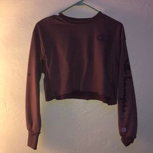 Cropped Champion Crewneck